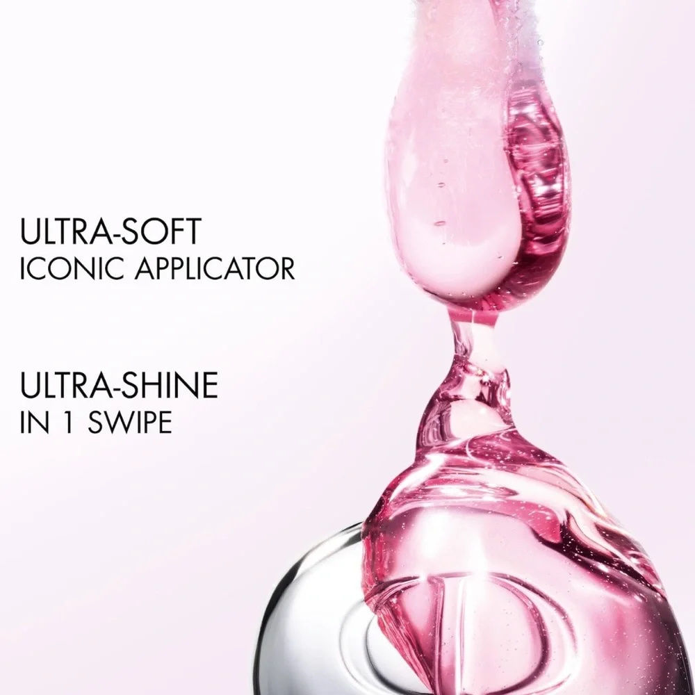 Dior Glow Oil Hydrating High-Shine Gloss in Shade 012 Rosewood-Juicy Finish